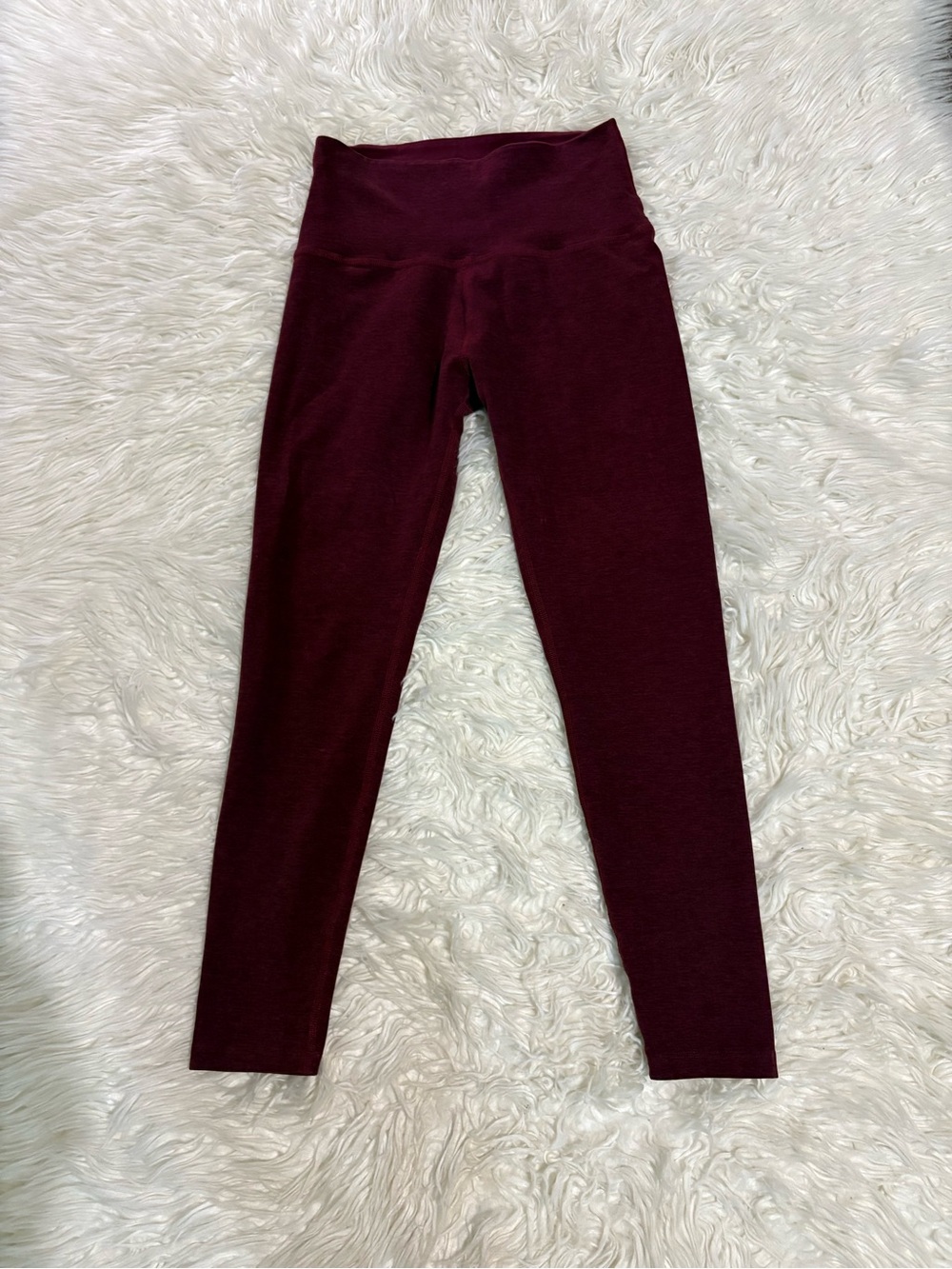 Beyond Yoga Spacedye Burgundy Leggings